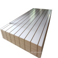 slat wall melamine mdf board/grooved mdf board